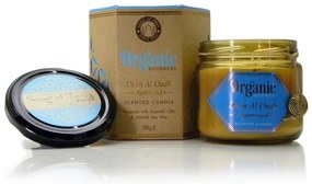 Prírodná vonná sójová sviečka 200g v jantárovom skle, Dehn Al Oudh - Agarwood v jantárovom skle
