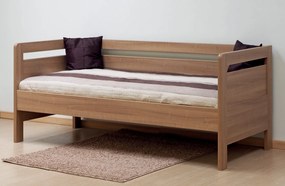 BMB TINA - masívna dubová posteľ 90 x 200 cm bez podrúčok, dub masív