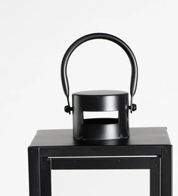 Dekoratívna lucerna 49 cm čierna