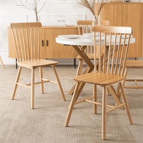 PROXIMA.store - Drevená jedálenská stolička GARTON FARBA: orech