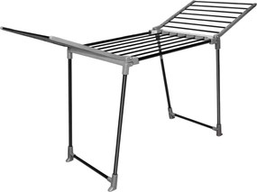 Erga Model 205, stabilný rozkladací sušiak na bielizeň 170x61x97 cm, čierna-šedá, ERG-SEP-1251SSM205BKI