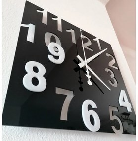 Moderné nástenné hodiny do kuchyne I SENTOP FL-z7-RAL9005-9010