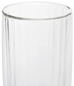 Sada dvoch pohárov CEMBRA GROOVE priesvitné 732348 350 ml (2 ks)