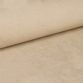 Čalúnená posteľ COMFINO VELVET s prístelkou 120x200 cm krémová