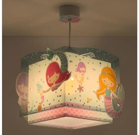 Dalber 63442 - Detský luster MERMAIDS 1xE27/60W/230V PI507