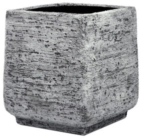 DECOREUM  Kvetináč Verona s textúrou surového betónu 42,5x42,5x44,5 cm 22792
