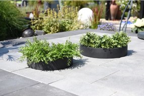 Miska na dekorácie CIRCULO, sklolaminát, Ø 40 cm, antracit