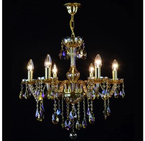 Wranovsky JWZ167061100 - Krištáľový luster na reťazi CLARIT 6xE14/40W/230V