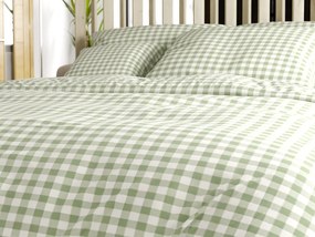 Bavlnené obliečky GRENTIS zelené Rozmer obliečok: 70 x 90 cm | 140 x 200 cm