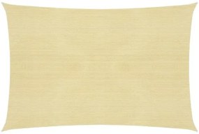 vidaXL Tieniaca plachta 160 g/m², béžová 6x7 m, HDPE-