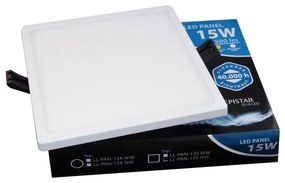 Moderné svietidlo LED panel LL-PAN-15S-WW 15W 15-400