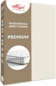 JERSEY PRESTIERADLO PREMIUM 160X200 CM PRÍRODNÁ