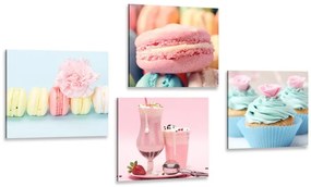 Set obrazov pre milovníkov sladkého pokušenia - 4x 60x60