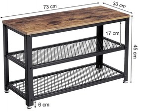 Botník  45 × 73 × 30 cm VASAGLE