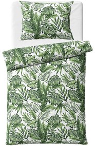Bavlnené posteľné obliečky Jungle Leaves - 100% bavlna Renforcé - 70 x 90 cm + 140 x 200 cm