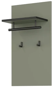Vešiakový panel Crossroad H G03 (borovica zelená + čierna). Akcia -20%. Vlastná spoľahlivá doprava až k Vám domov. 1118195