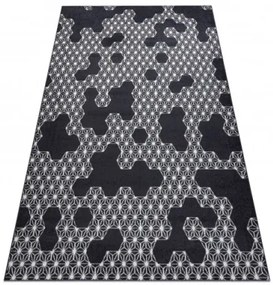 Koberec HEOS 78547 HEKSAGON PUZZLE antracyt / krém