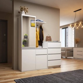 Predsieňová zostava ENTRO biela