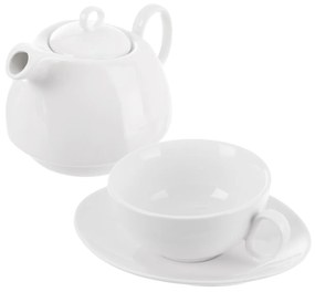 Čajová súprava MONA, 3 diely, porcelán, 2 ks