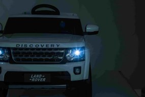 Ramiz Land Rover Discovery Elektrické auto pre deti Biele SUV + diaľkové ovládanie