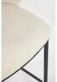Biela barová stolička (výška sedadla 65 cm) Ciselia – Kave Home