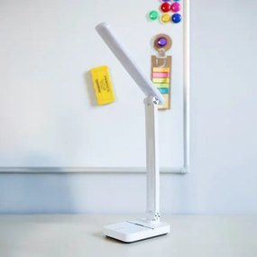 Zuma Line 1949-WH-LED Nabíjacia stolná lampa LED/8W/1200 mAh 3000/4500/6000K biela