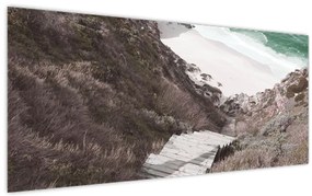 Obraz - Cesta k smaragdovému moru (120x50 cm)