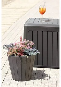 Záhradný box, 290 l, tmavo hnedá