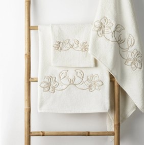 FROTÉ UTERÁK LILA SADA 1KS 30X50 CM, 1KS 50X90 CM, 1KS 70X140 CM KRÉMOVÁ