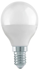EGLO Stmievateľná LED žiarovka, E14, P45, 4,9 W, 470lm, 4000K, teplá biela