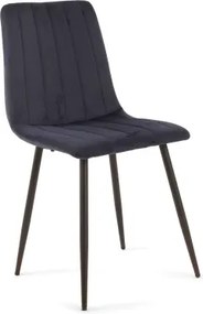 Jedálenská stolička Harry, tmavo modrá látka%