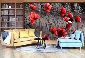 Fototapeta - Vlčí mak (254x184 cm)