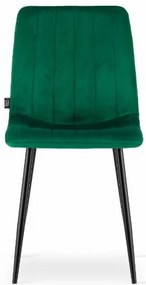 Zamatová stolička Verona zelená