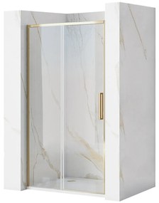 Posuvné sprchové dvere Rea Rapid 110 zlaté