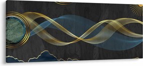 Obraz - Abstrakcia (120x50 cm)