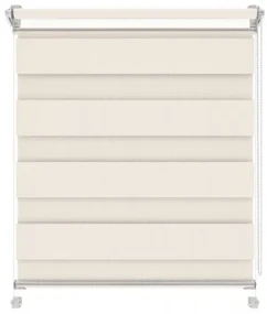 Gario Roleta Deň a noc Mini Standard Ecru Šírka: 67 cm, Výška: 220 cm