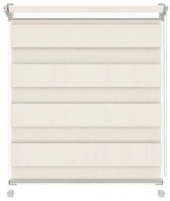 Gario Roleta Deň a noc Mini Standard Ecru Šírka: 70 cm, Výška: 220 cm