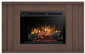 Elektrický krb Paria 26 tmavý dub
