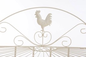 Kovová polica regál Maia - Krémová