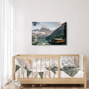 Obraz - Lake Prags (90x60 cm)