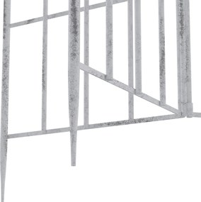 Mriežka na popínavé rastliny Flowton - starožitná biela