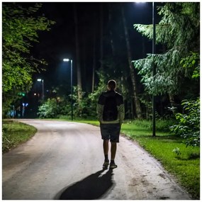 LED Solárna pouličná lampa so senzorom URBI LED/8W/3,2V 6500K IP54 + DO