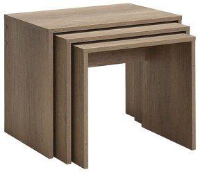 Set 3ks. konferenčných stolíkov Losuku 2 (orech svetlý). Vlastná spoľahlivá doprava až k Vám domov. 1094309