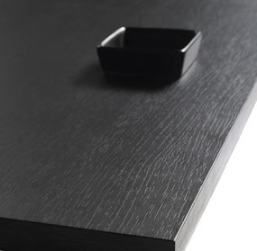 Široká TV skrinka Raven, čierna