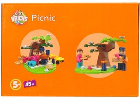 Stavebnica Kid's Brick PIKNIK, 45 dielikov