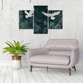 Obraz - Dve holubice (90x60 cm)