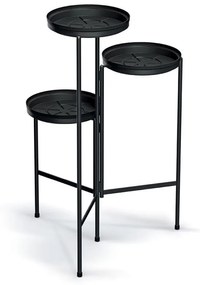 Kvetinový stojan TOLA STAND 50 cm čierny