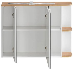 Kúpeľňová skrinka Platinum biela / dub