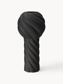 Ručne maľovaná keramická váza Twist Pillar, V 34 cm