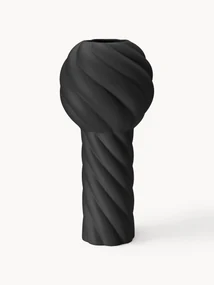 Ručne maľovaná keramická váza Twist Pillar, V 34 cm